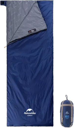 Naturehike Ultralight Sleeping Bag - Envelope Lightweight Portable, Waterproof, Comfort with Compression Sack - Great for 3 Season Traveling, Camping, Hiking