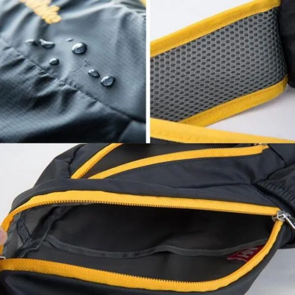 NatureHike Water Resistant Sling Shoulder Bag for Men & Women Gray