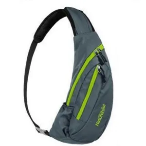 NatureHike Water Resistant Sling Shoulder Bag for Men & Women Gray
