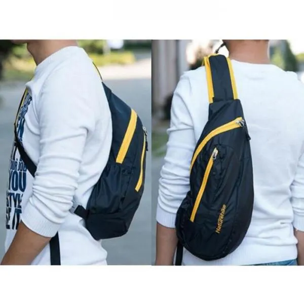 NatureHike Water Resistant Sling Shoulder Bag for Men & Women Gray