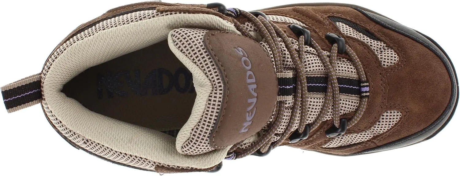 Nevados Klon Mid Hiking Boots for Women, Water Resistant, Multi-Terrain Lug Pattern, Comfortable & Weather Proof Structure Rubber Traction Outsole Cradled Footbed