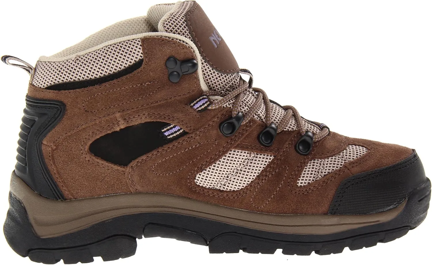 Nevados Klon Mid Hiking Boots for Women, Water Resistant, Multi-Terrain Lug Pattern, Comfortable & Weather Proof Structure Rubber Traction Outsole Cradled Footbed