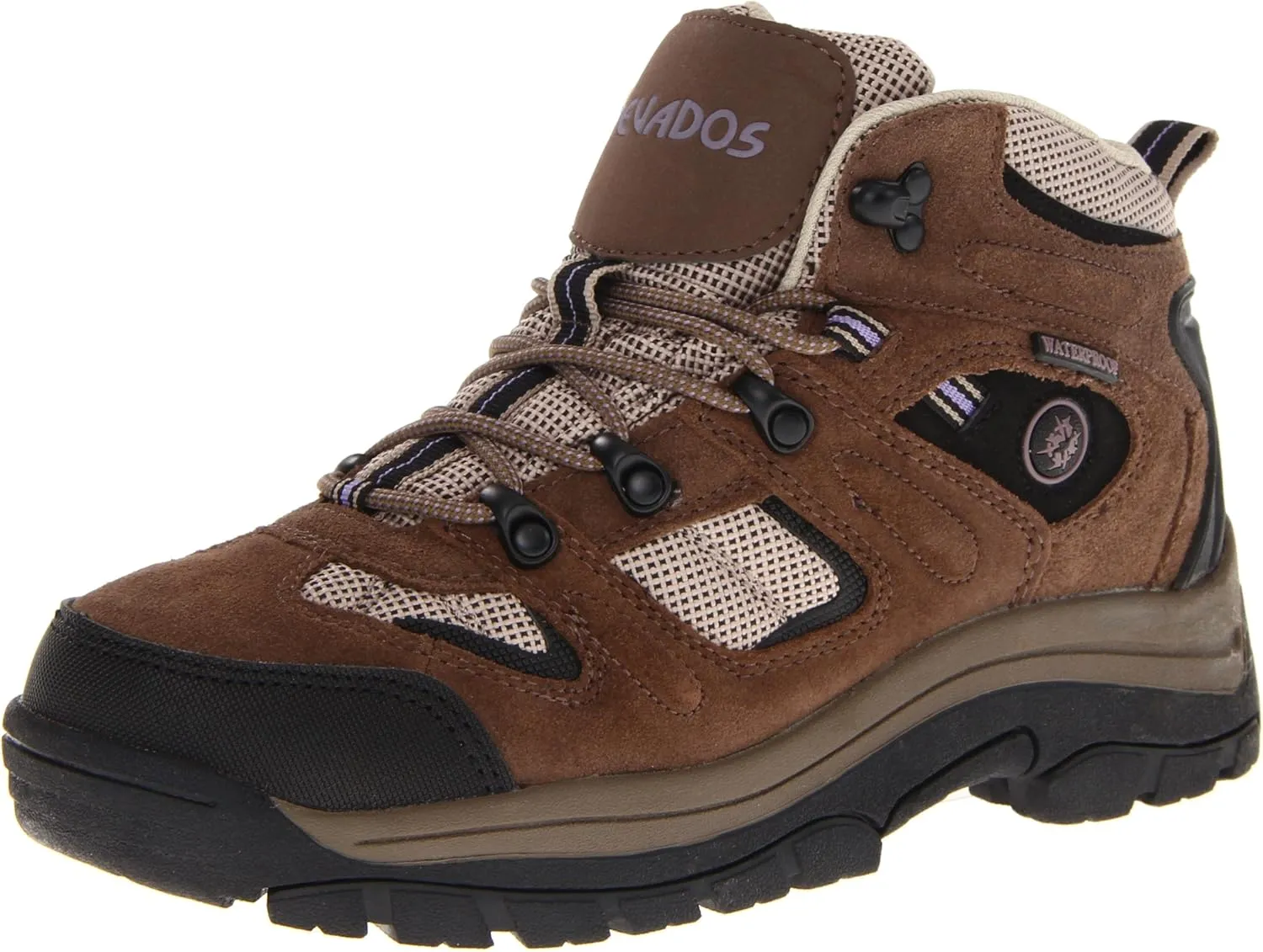 Nevados Klon Mid Hiking Boots for Women, Water Resistant, Multi-Terrain Lug Pattern, Comfortable & Weather Proof Structure Rubber Traction Outsole Cradled Footbed