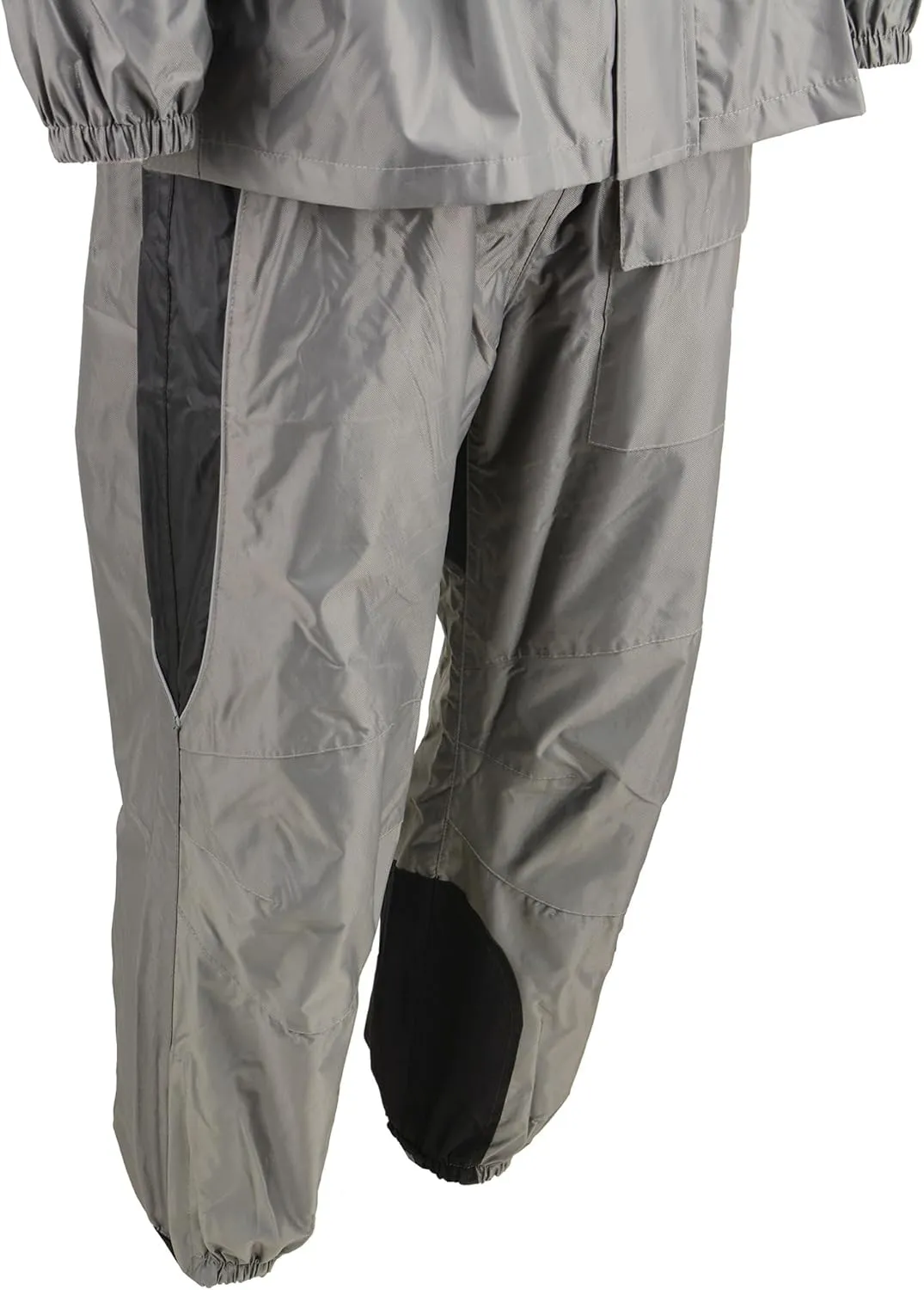NexGen SH2216 Men's Oxford Black and Gray Rain Suit Water Resistant