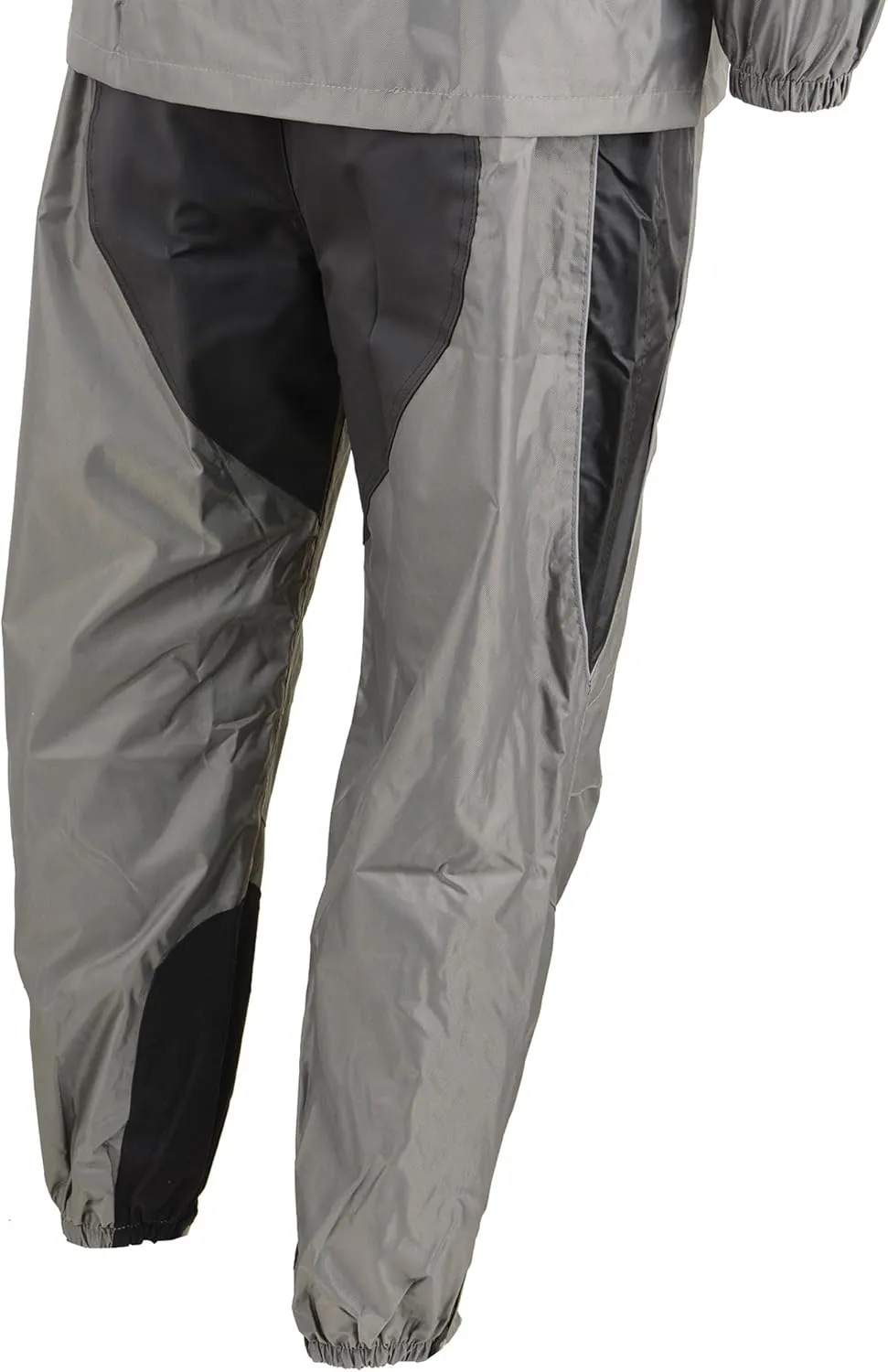NexGen SH2216 Men's Oxford Black and Gray Rain Suit Water Resistant