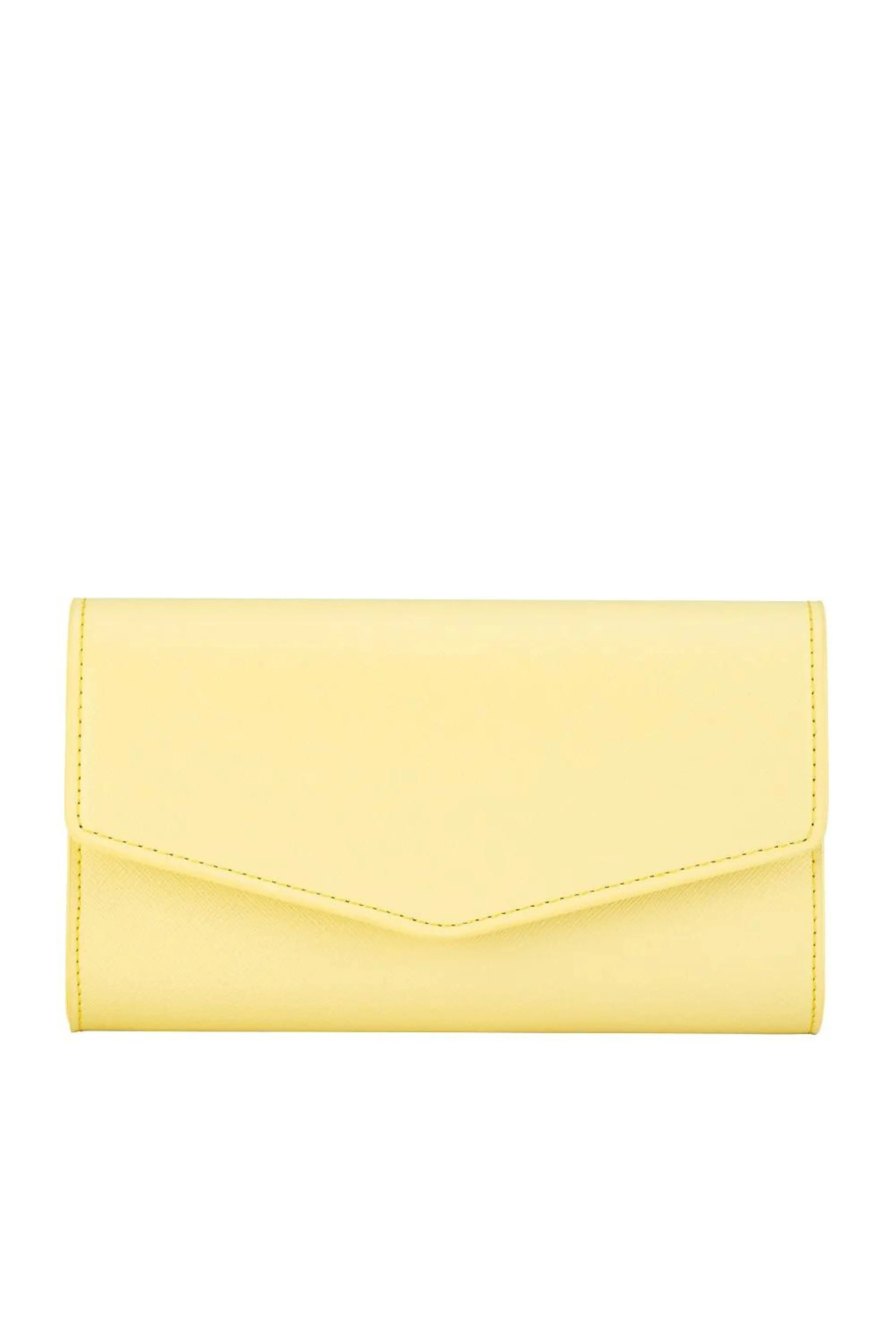 Nic Envelope Clutch - Lemon