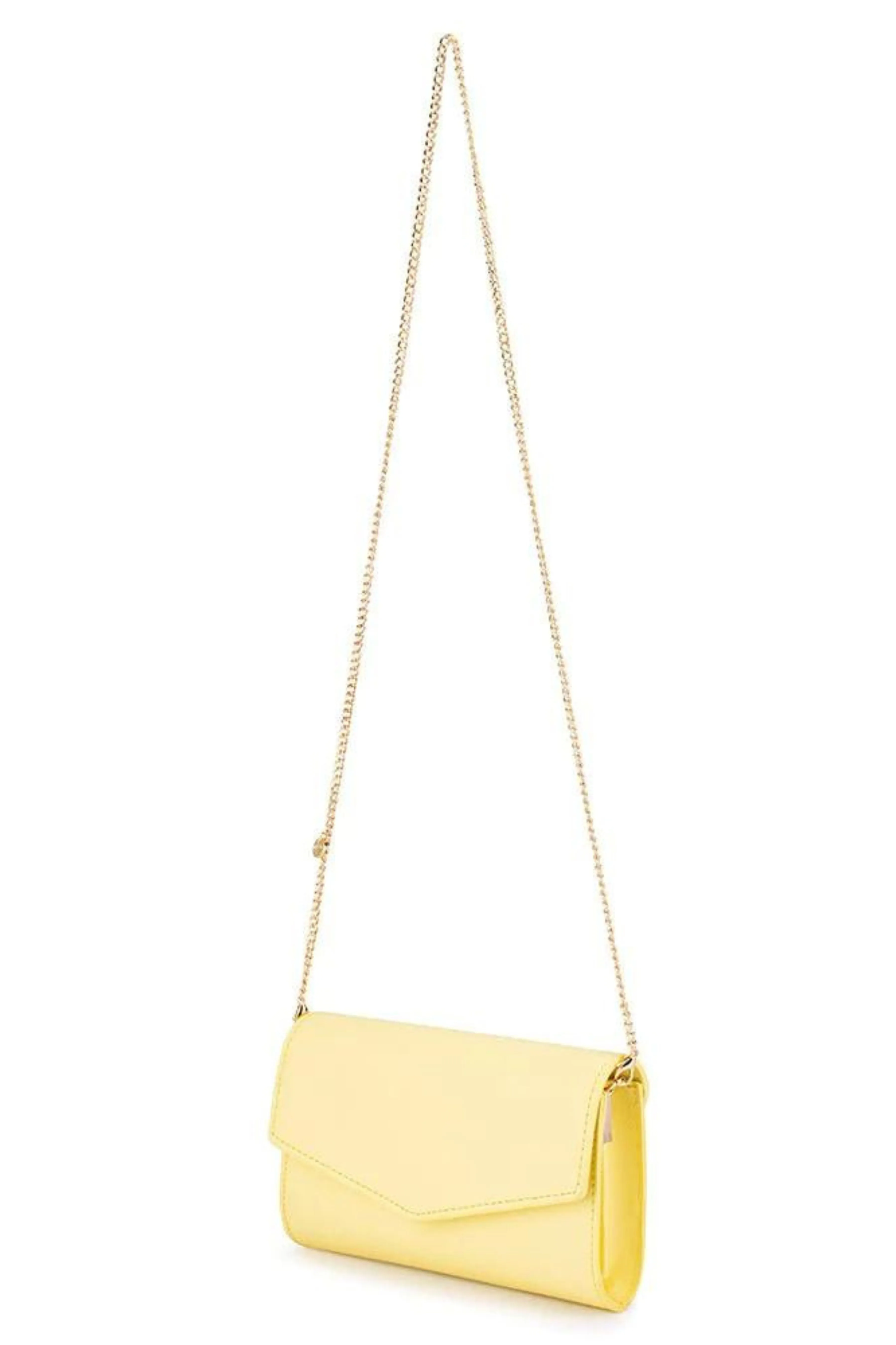 Nic Envelope Clutch - Lemon