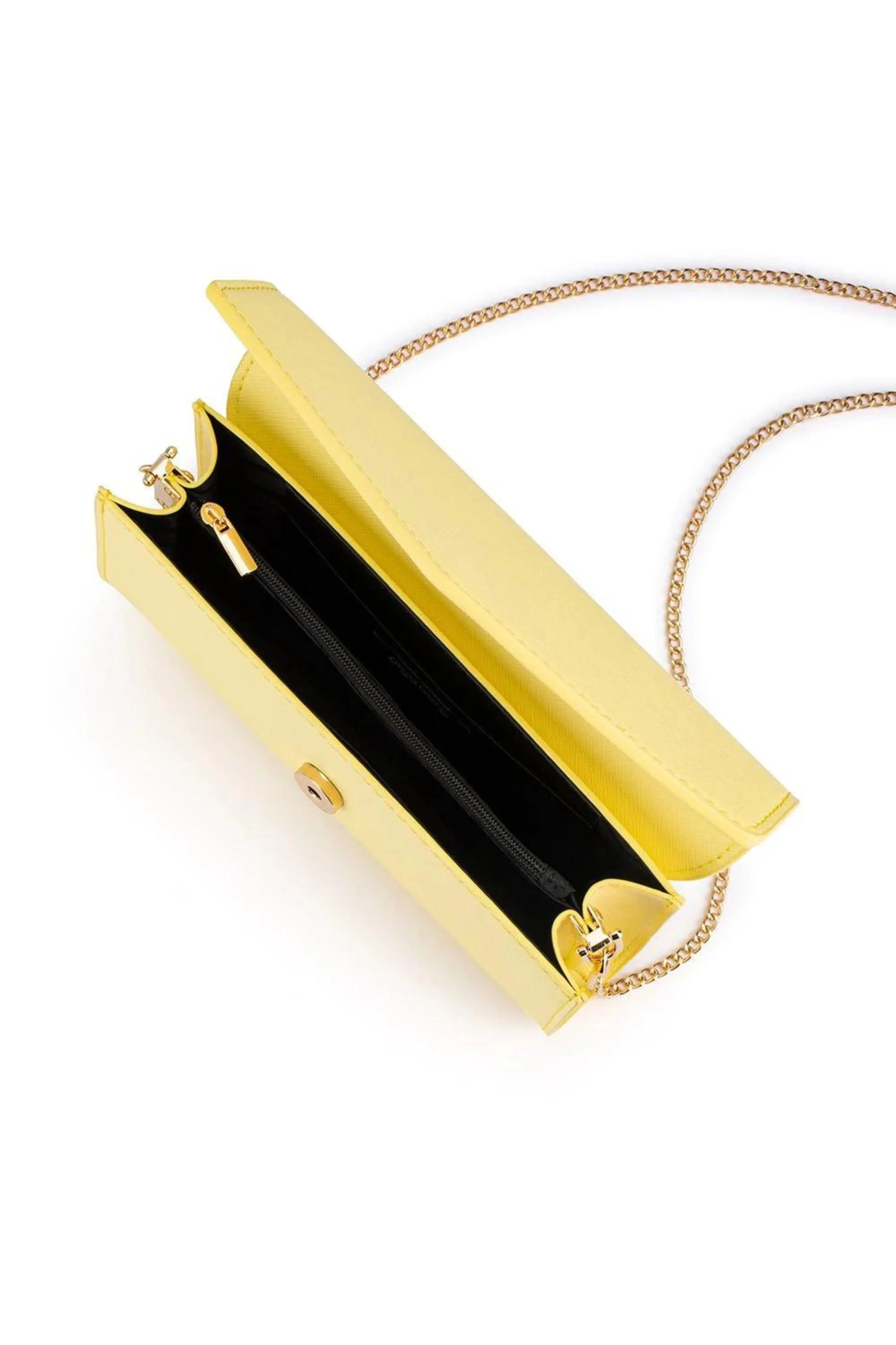 Nic Envelope Clutch - Lemon