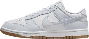 Nike Dunk Low Premium Next Nature Women's Shoes (FN6345-100, White/Gum Light Brown/Football Grey) Size 9.5