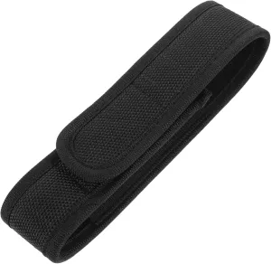 Nylon Flashlight Pouch Holder for Duty Belt Portable Electric Torch Bag Durable and Washable Flashlight Storage for Hiking Camping and Outdoor Sports