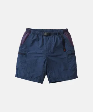 Nylon Utility Short in Navy x Grape