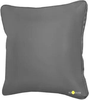 Oceansouth Boat Deck Pillow/Outdoor Waterproof Throw Pillow (Dark Gray, 16" x 16") Cushion Outdoor Furniture Lumbar Back for Chair Patio seat Cover Chairs Home Decor Pillows Waterproof Bed Cases