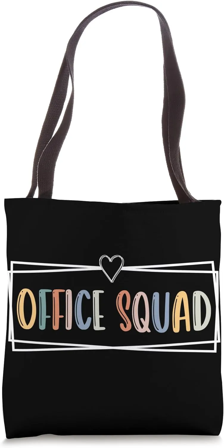 Office Squad Administrative Assistant School Secretary Tote Bag