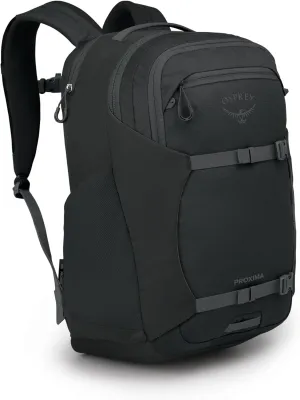 Osprey Proxima 30L Campus Laptop Backpack, Black/Coal Grey