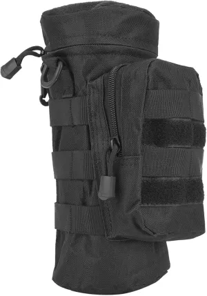 OUKENS Water Bottle Pouch, Outdoor Portable Molle Water Bottle Holder Kettle Backpack Bag Water Bottle Carrier,Travel Water Bottle Bag Water Bottle Sleeve for Camping Hiking Backpack