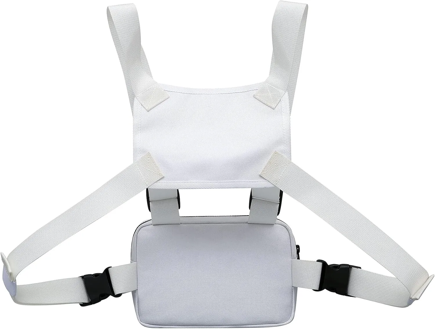 Outdoor Chest Bag For Men, EDC Chest Pack With Built-In Phone Holder, Lightweight Chest Rig Pouch