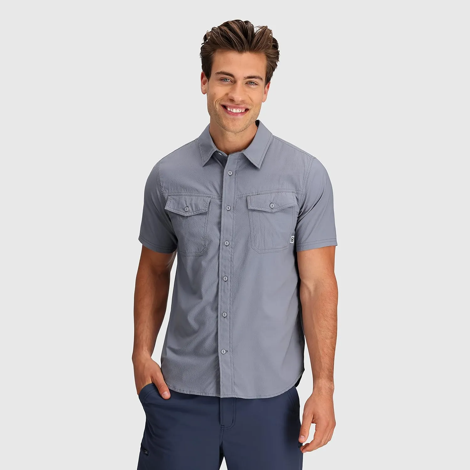 Outdoor Research Wanderer Short Sleeve Durable Wicking UPF 30 Sun Shirt