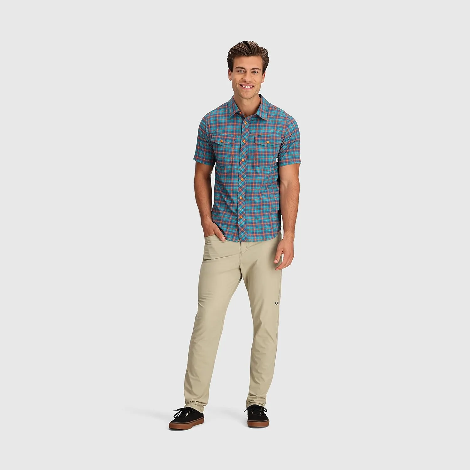 Outdoor Research Wanderer Short Sleeve Durable Wicking UPF 30 Sun Shirt