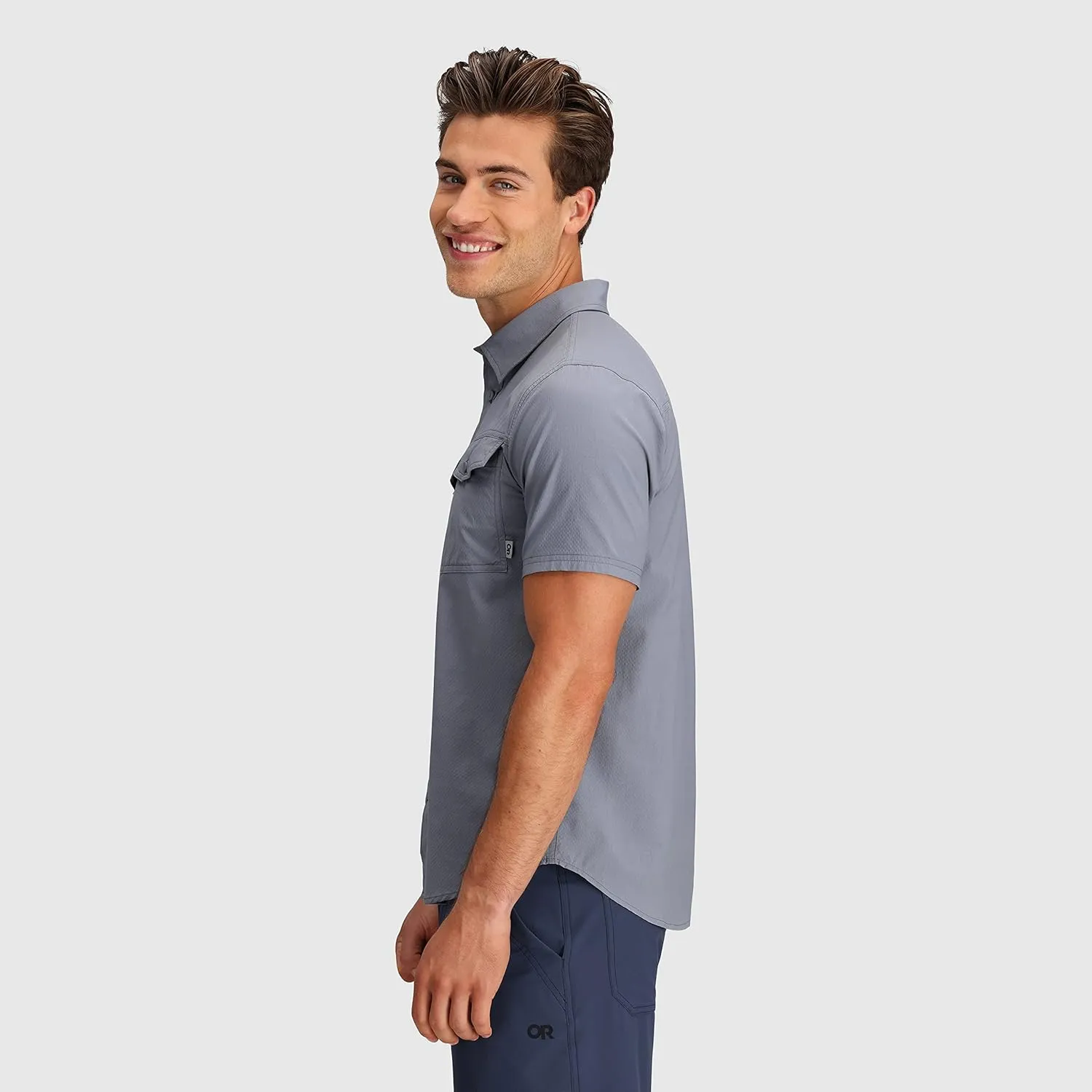 Outdoor Research Wanderer Short Sleeve Durable Wicking UPF 30 Sun Shirt