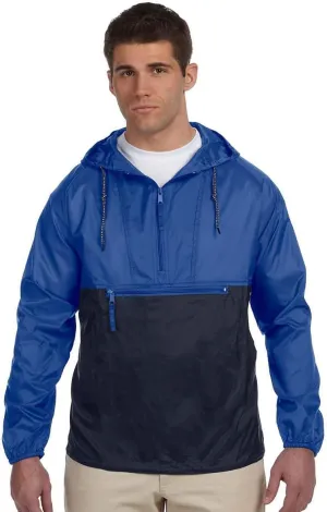 Packable Nylon Jacket>S ROYAL/NAVY M750