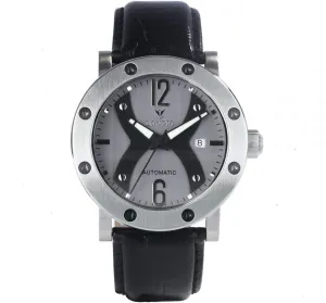 Parthenon Watch Men's Automatic Watches, Avant-Garde Designer Watch with Swiss Made ETA Movements Watch with Genuine Leather Band