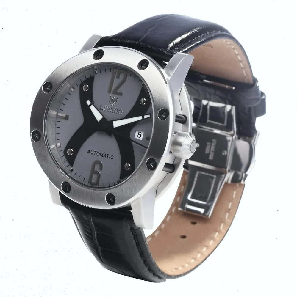 Parthenon Watch Men's Automatic Watches, Avant-Garde Designer Watch with Swiss Made ETA Movements Watch with Genuine Leather Band