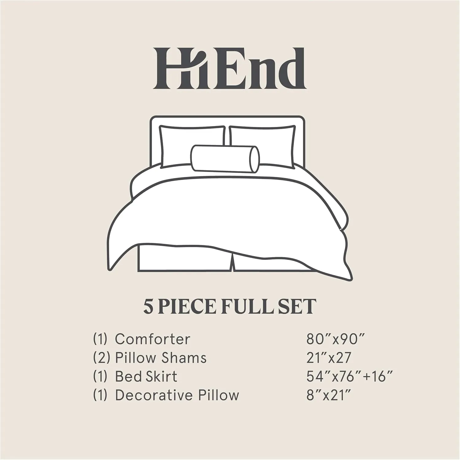 Paseo Road by HiEnd Accents Caldwell 5 Piece Comforter Set, Faux Leather, Full Size, Brown Cow Print Western Rustic Style Luxury Bedding Set, 1 Comforter, 1 Bed Skirt, 2 Pillow Shams, 1 Neckroll