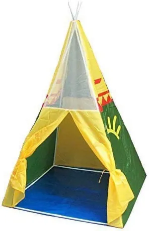 Play Hut Tepee Water Resistant Nylon Pretend Play Tent Boys 3 and Up