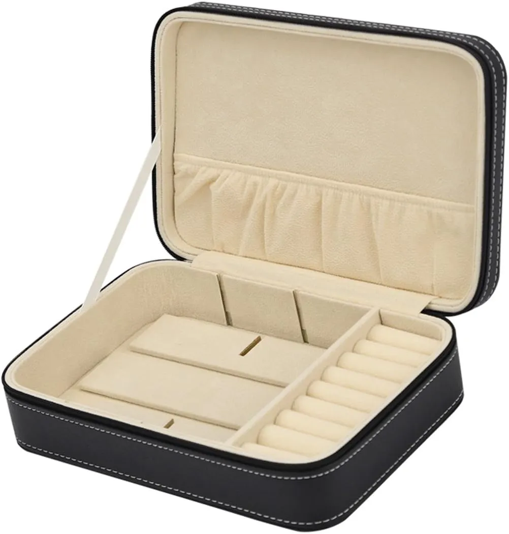 Portable Travel Zipper Box Sunglasses Case for Everyday Glasses Collector Storage