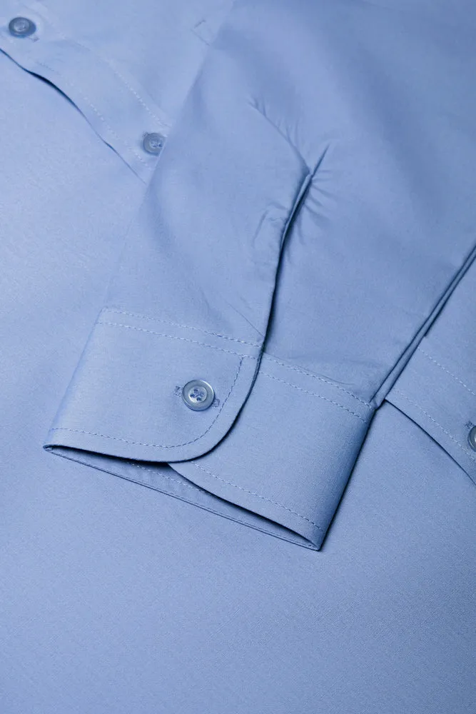 Primary School Long Sleeve Shirt Blue