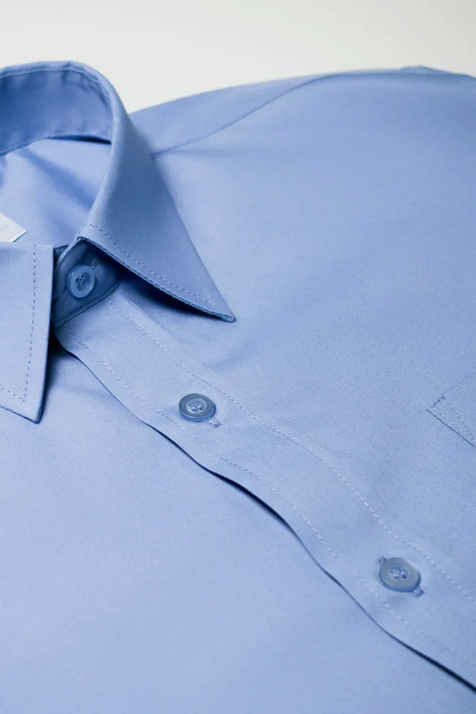 Primary School Long Sleeve Shirt Blue