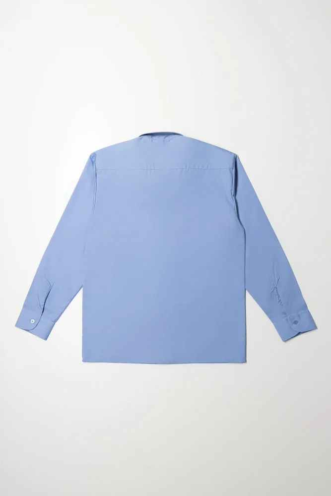 Primary School Long Sleeve Shirt Blue