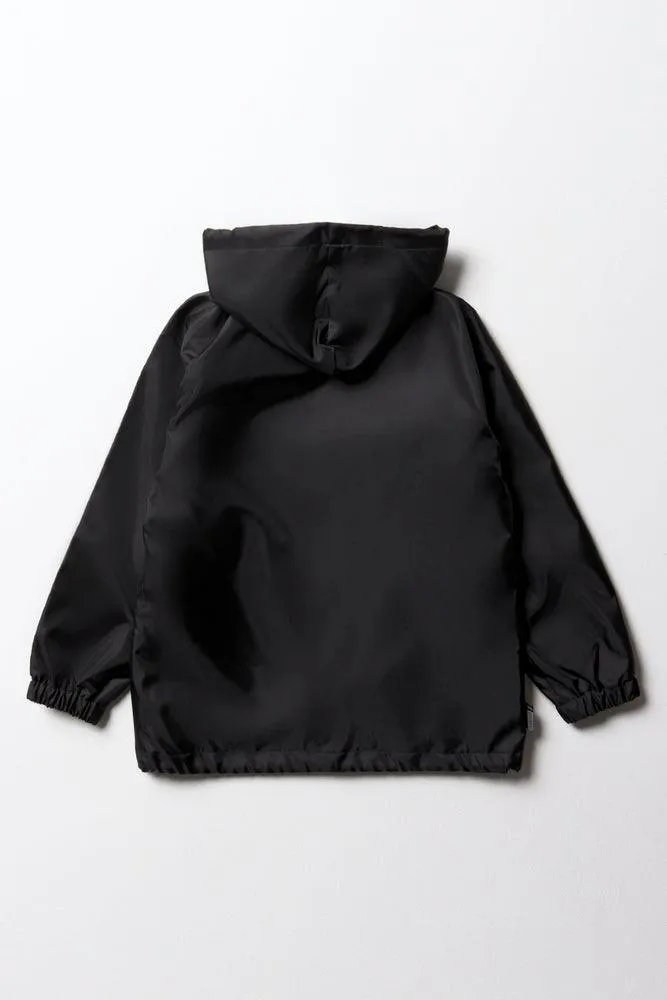 Primary School Rain Jacket Black