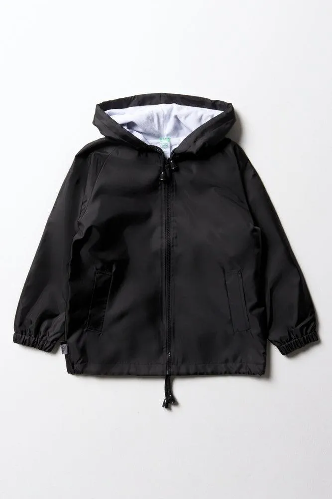 Primary School Rain Jacket Black