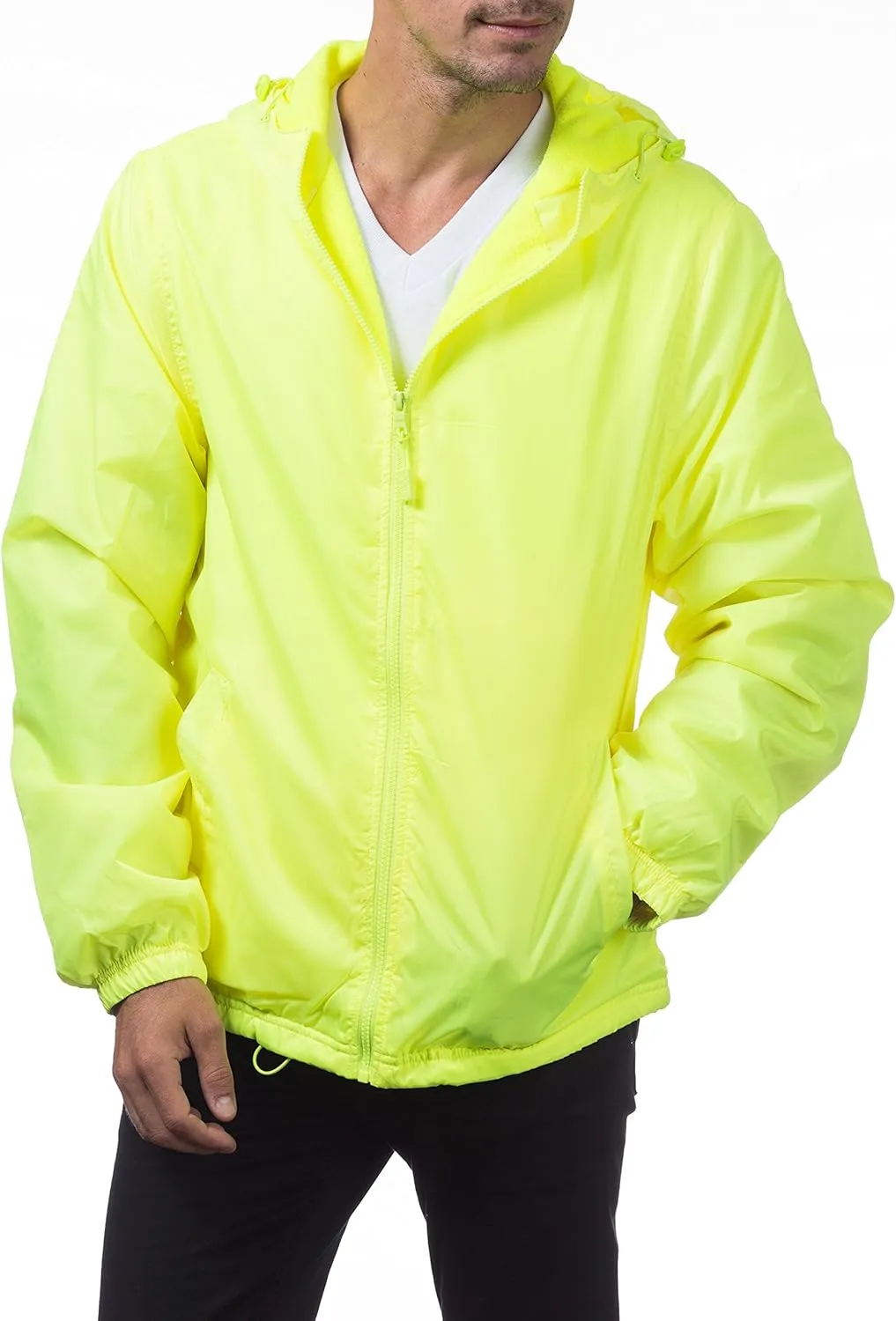 Pro Club Fleece Lined Windbreaker Jacket