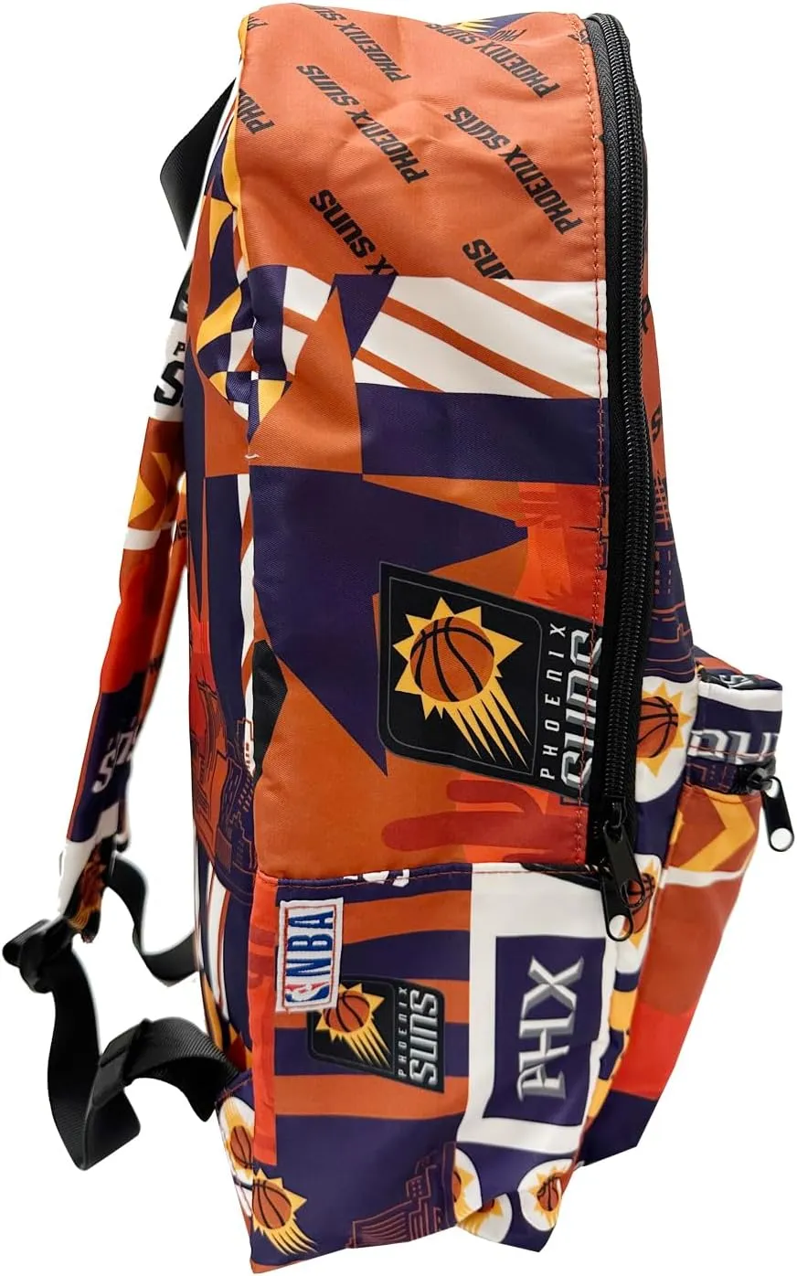 Pro Specialties Group Phoenix Suns basketball travel backpack, hiking, gym Backpack durable bag designed for men and women. Ideal for Adults, extra-large & waterproof use for various activities