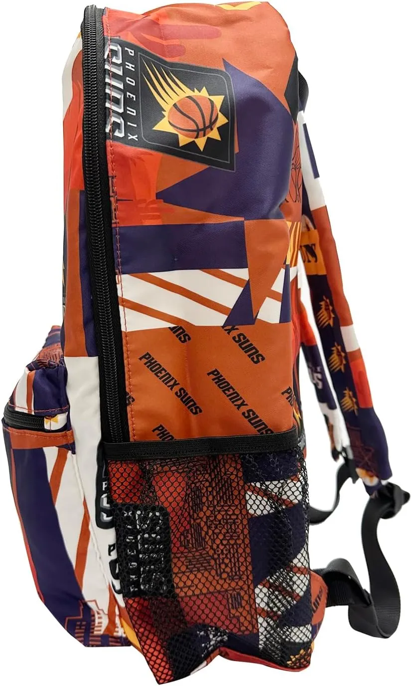 Pro Specialties Group Phoenix Suns basketball travel backpack, hiking, gym Backpack durable bag designed for men and women. Ideal for Adults, extra-large & waterproof use for various activities