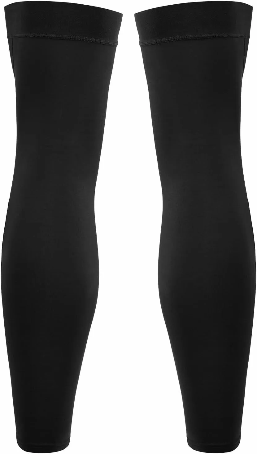 Przewalski Cycling Leg Warmers Fleece Lined Thermal Long Leg Sleeves Biking Bicycle Leg Warmers