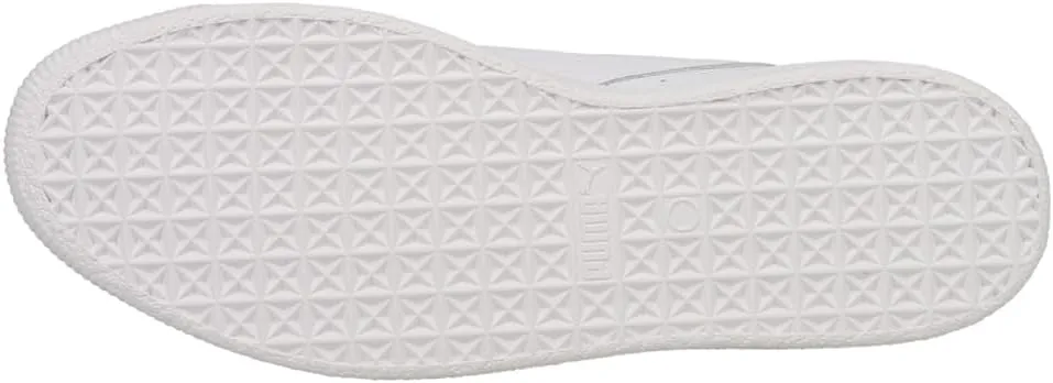 Puma Mens Clyde Global Futurism Lace Up Sneakers Shoes Casual - White