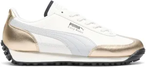 PUMA Womens Easy Rider Mixed Metals Metallic Lace Up Sneakers Shoes Casual - White - Size 5.5 M