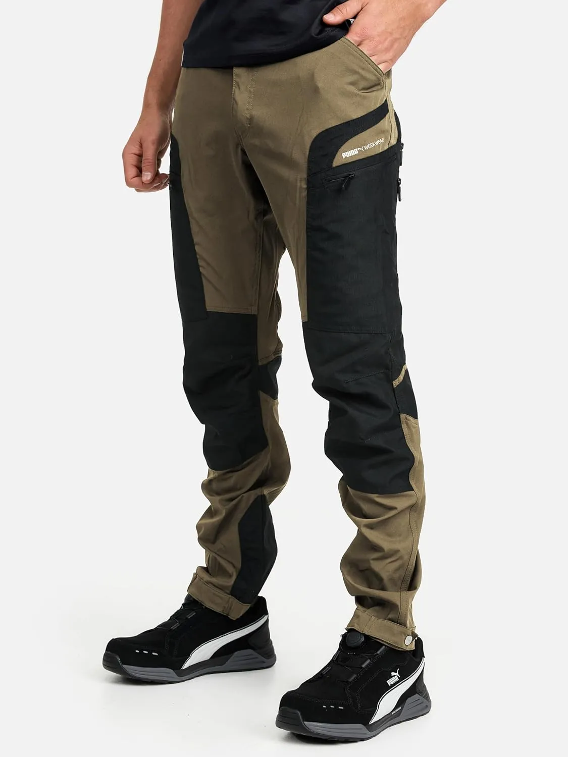 PUMA Workwear Pro-One Outdoor Hiking Pants Men - Breathable & Durable - Partially Water-Repellent - Ripstop Cargo Pants
