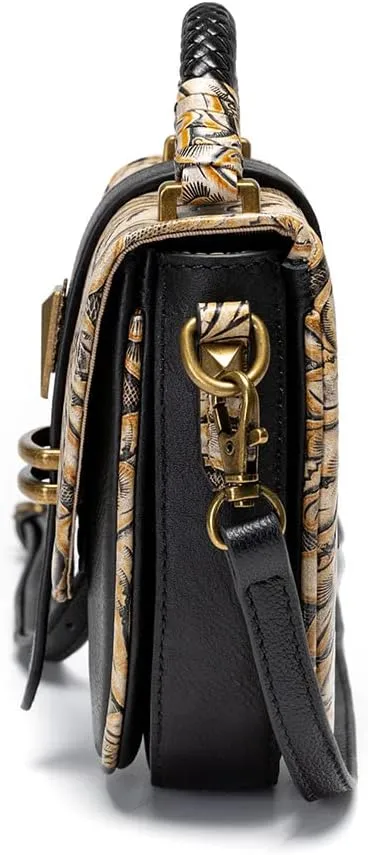 Punk Rock Purse, Gothic Crossbody Bag, Goth Shoulder Messenger Bag
