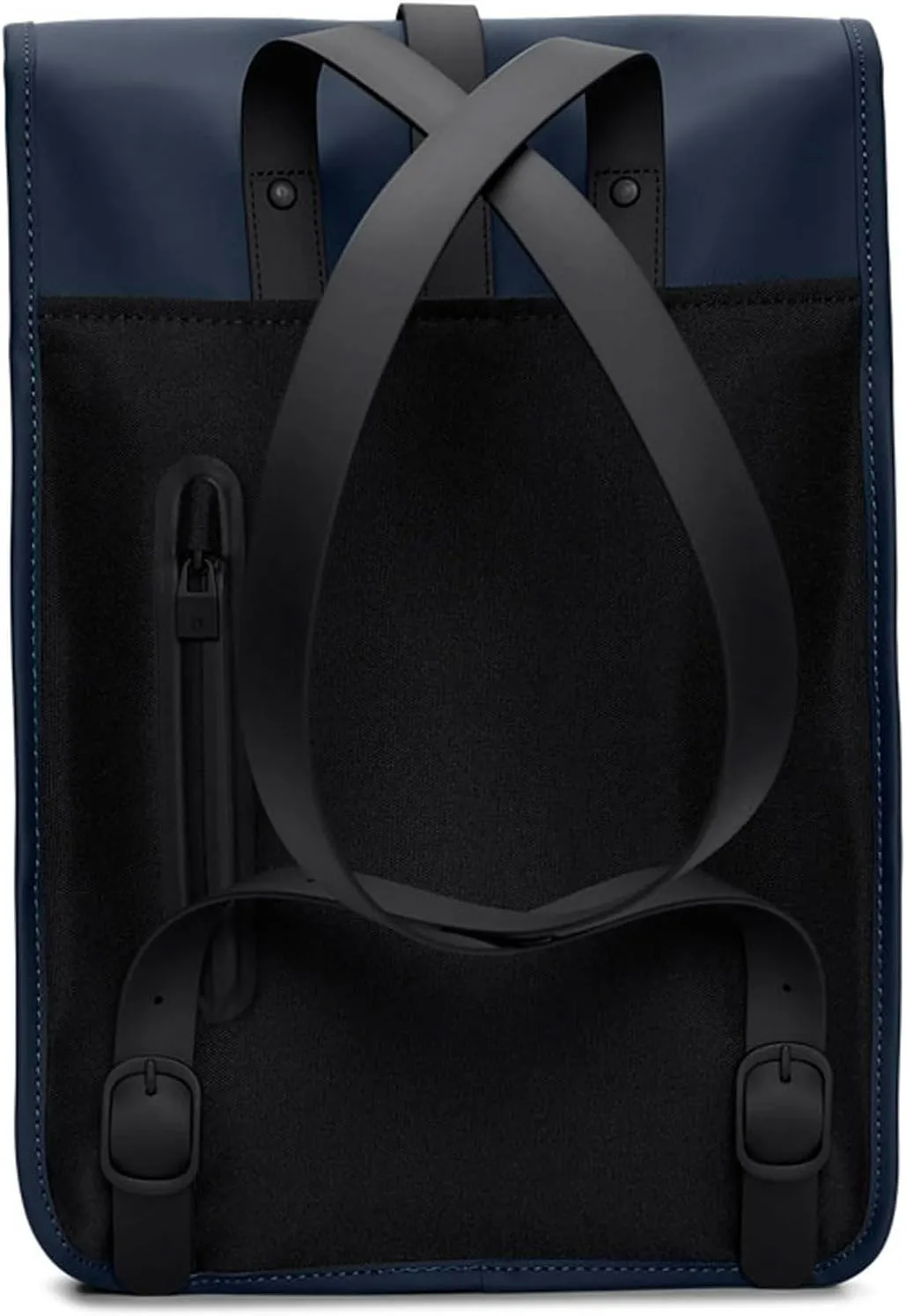 RAINS Backpack Mini - Waterproof Backpack for Men and Women - Laptop Bag for Work or Travel Navy