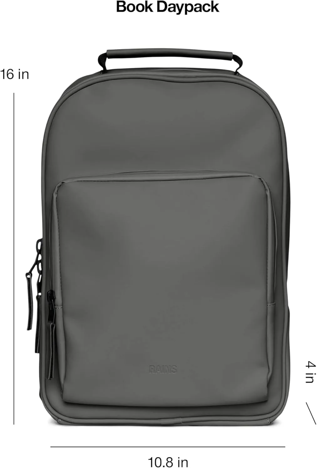 RAINS Book Daypack (Grey)