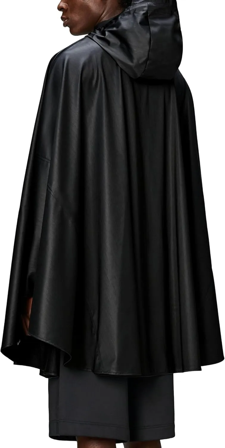 RAINS Cape - Waterproof Poncho with Hood Ponchos for Adults - For Men and Women