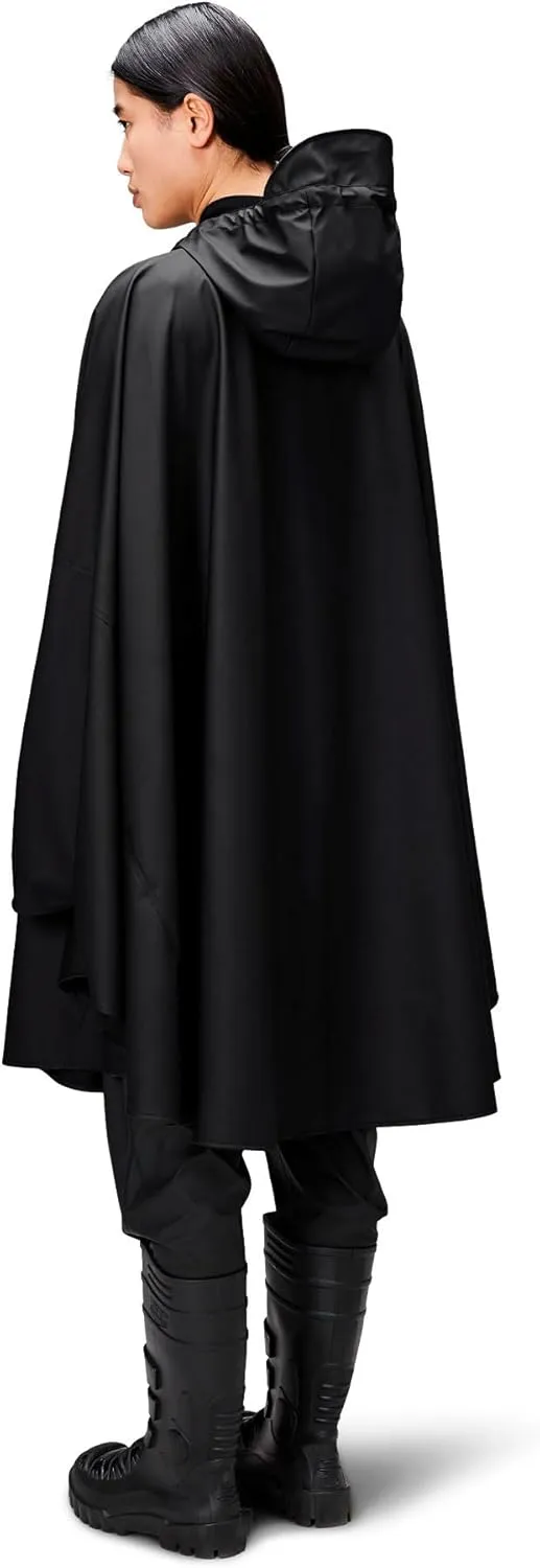 RAINS Cape - Waterproof Poncho with Hood Ponchos for Adults - For Men and Women