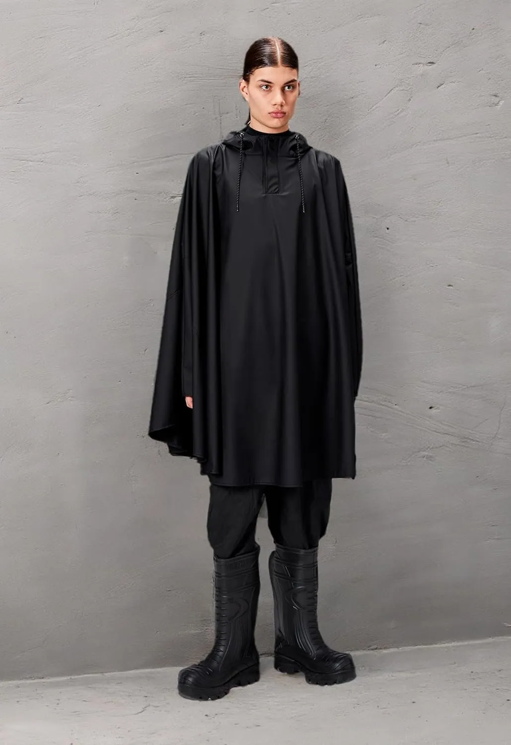 RAINS Cape - Waterproof Poncho with Hood Ponchos for Adults - For Men and Women
