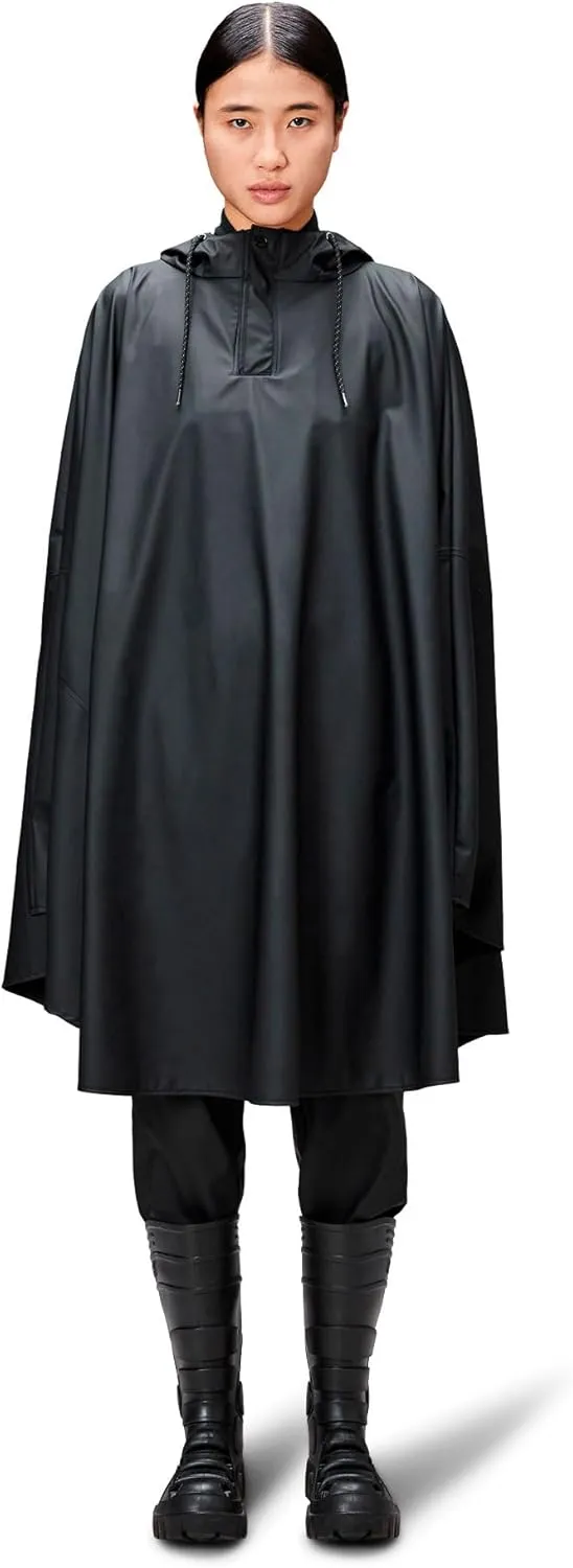 RAINS Cape - Waterproof Poncho with Hood Ponchos for Adults - For Men and Women