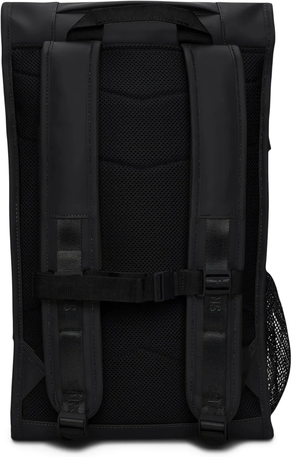RAINS Trail Mountaineer Bag - Waterproof, Unisex, Sporty Rucksack for Work, higher education, Travel (Black)