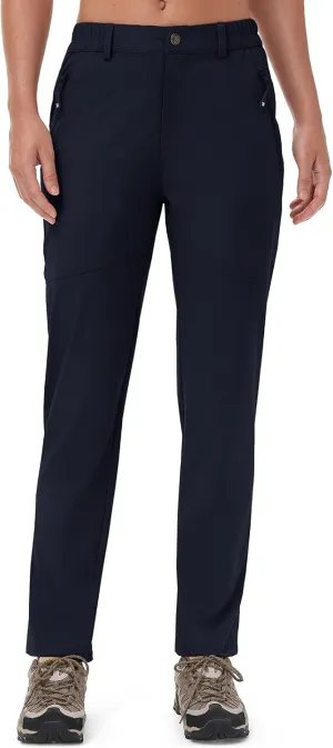Rdruko Women's Hiking Pants Lightweight Quick Dry Water Resistant Outdoor Travel Fishing Pants with Pockets